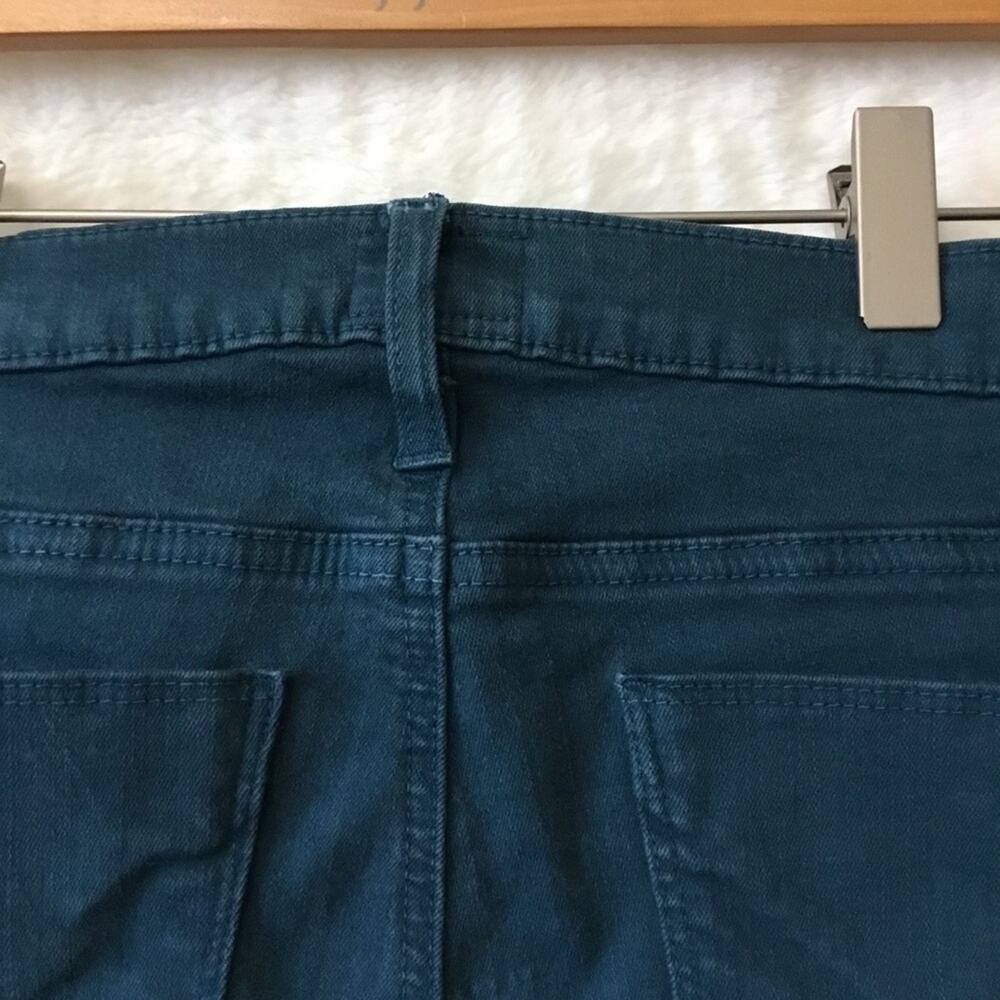 Hudson Teal Nico Super Skinny Mid-Rise Stretch Jeans - Picture 10 of 13
